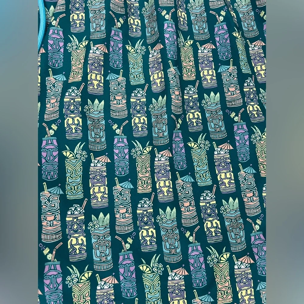 Caribbean 4XB Swim Trunks Green 3 Pockets Boxer Brief Liner Quick Dry Cocktails